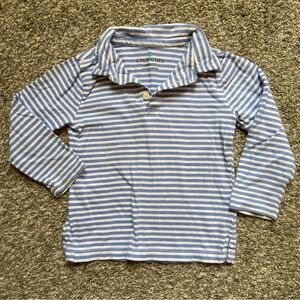 Crewcuts Kids Polo in Blue and White Stripes